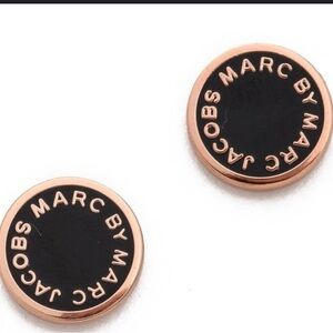 Marc by Marc Jacobs Black and Gold Earrings